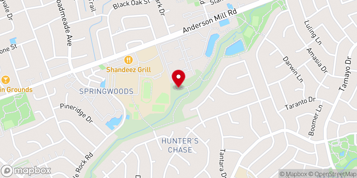 Map showing location of Vedanta Center of Greater Austin