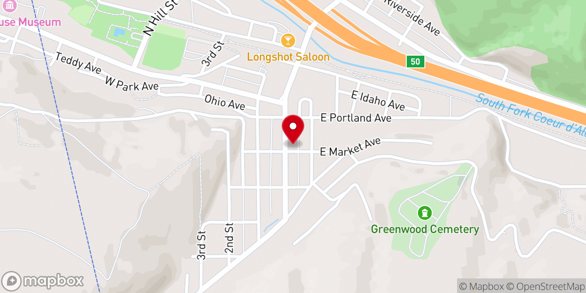 Map showing location of Northwest Family Church