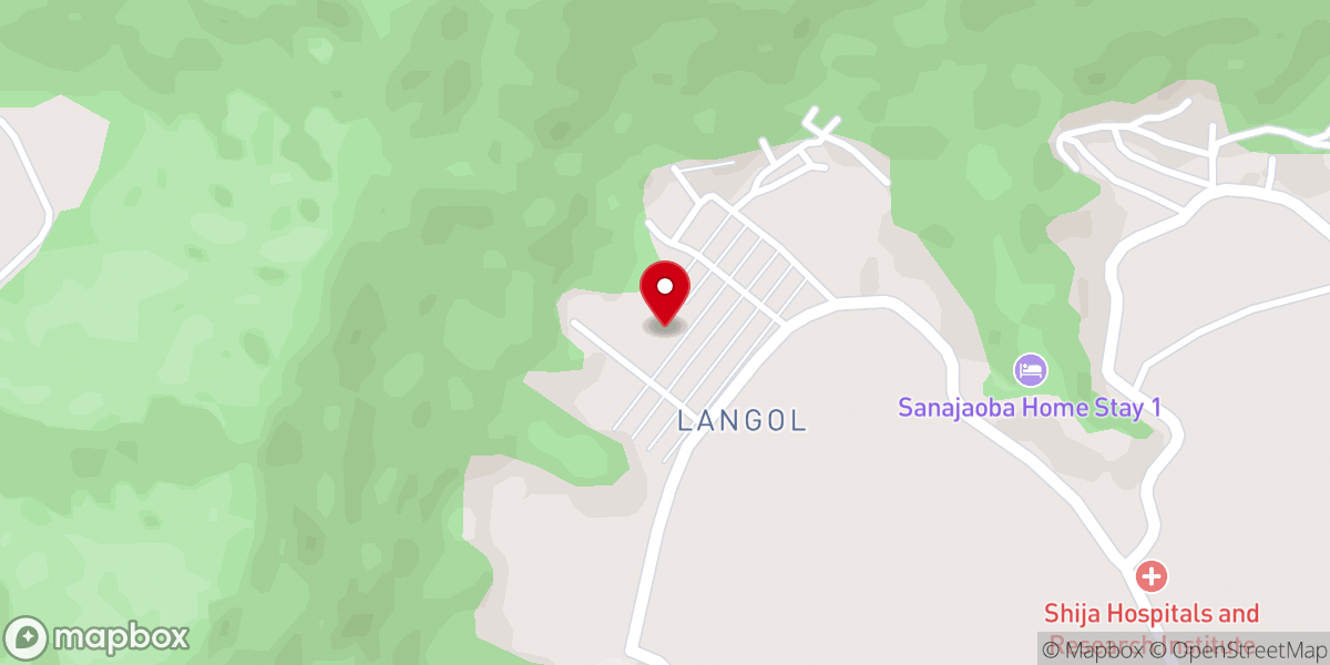 Map showing location of EFCI Church, Langol