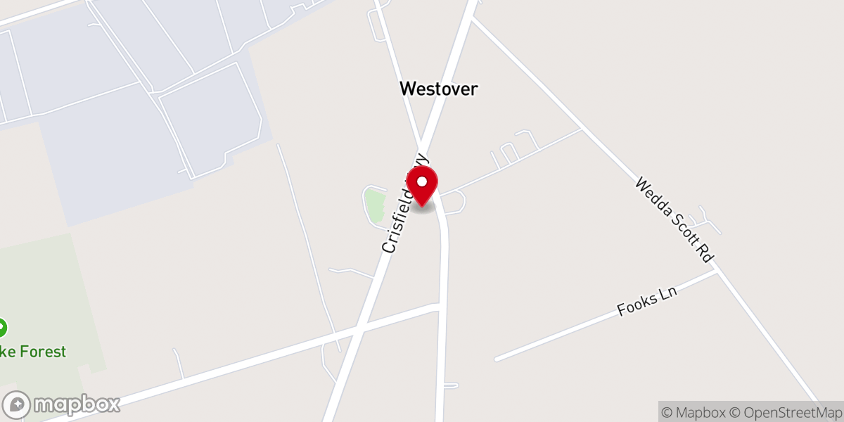 Map showing location of Saint Elizabeths Church