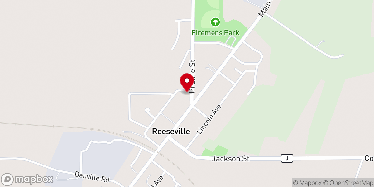Map showing location of Tri-Parish Catholic Center