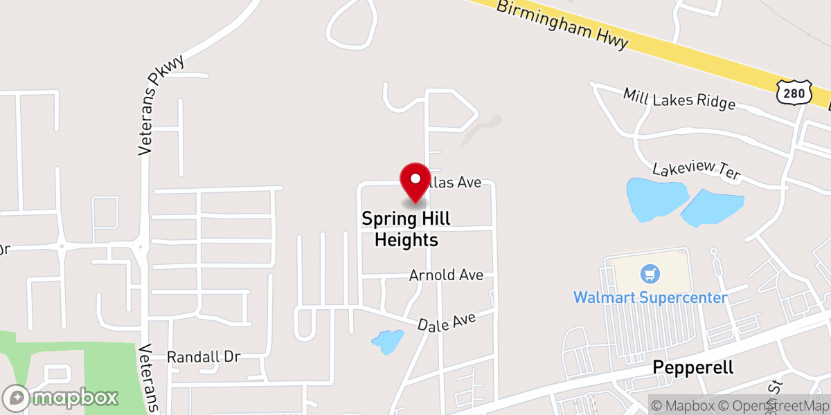 Map showing location of The Sanctuary of Faith
