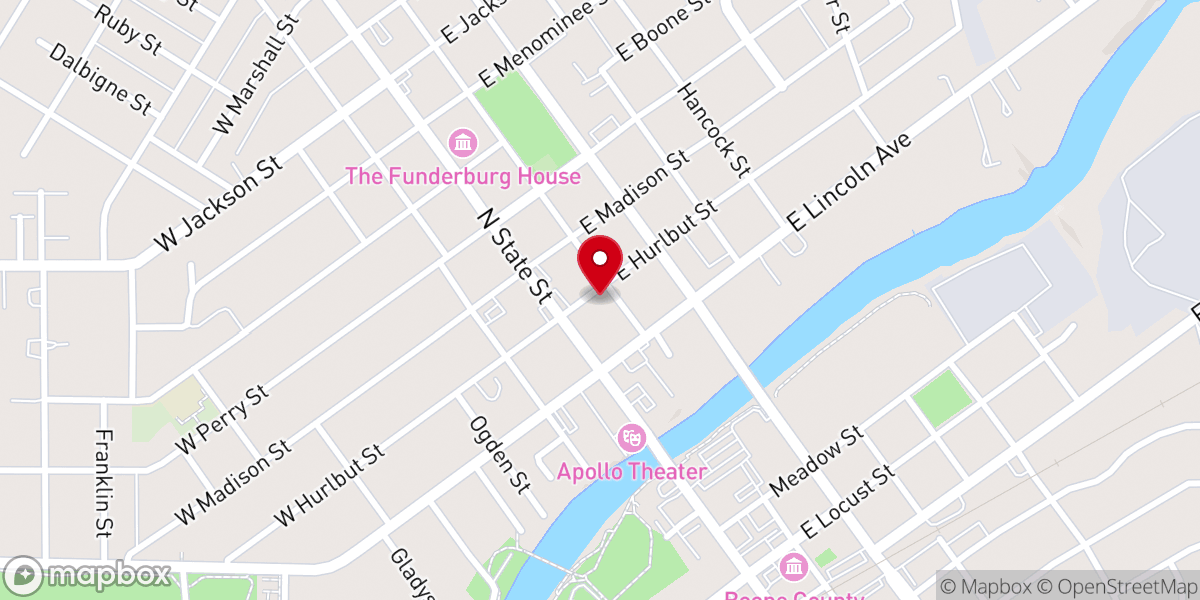 Map showing location of Belvidere Seventh-Day Adventist Church