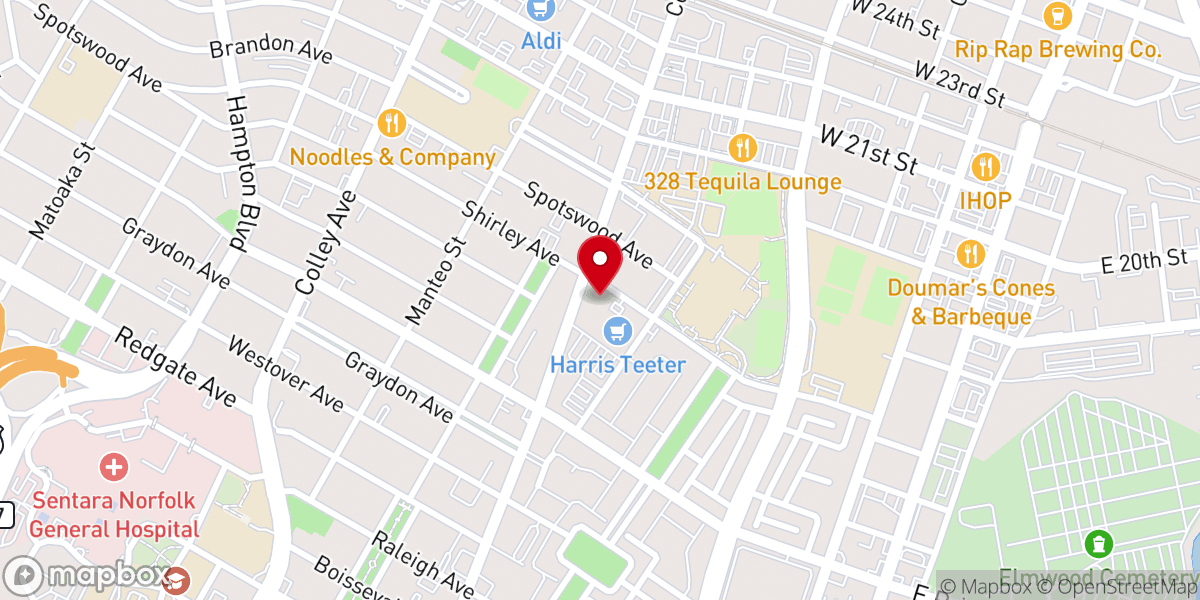 Map showing location of New Life Church - Ghent Campus