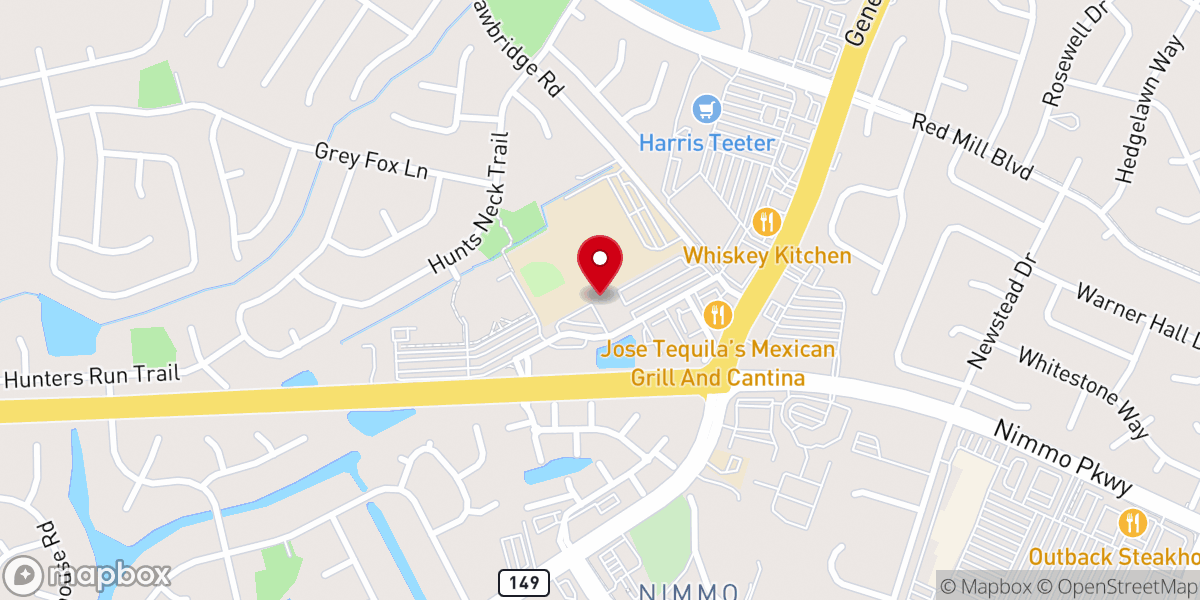 Map showing location of Cornerstone Bible Church