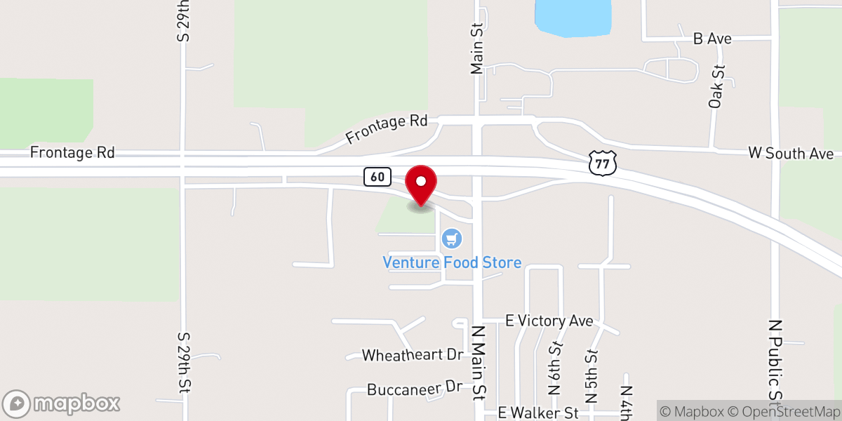 Map showing location of Christian Life Church