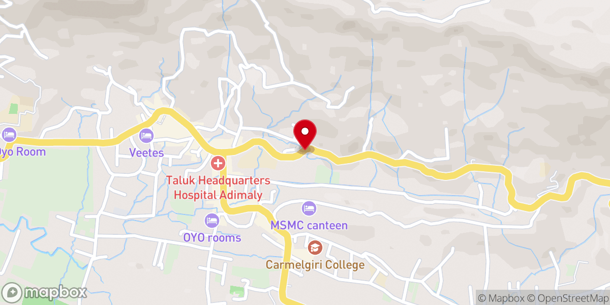 Map showing location of Assembly of God gilgal church adimaly