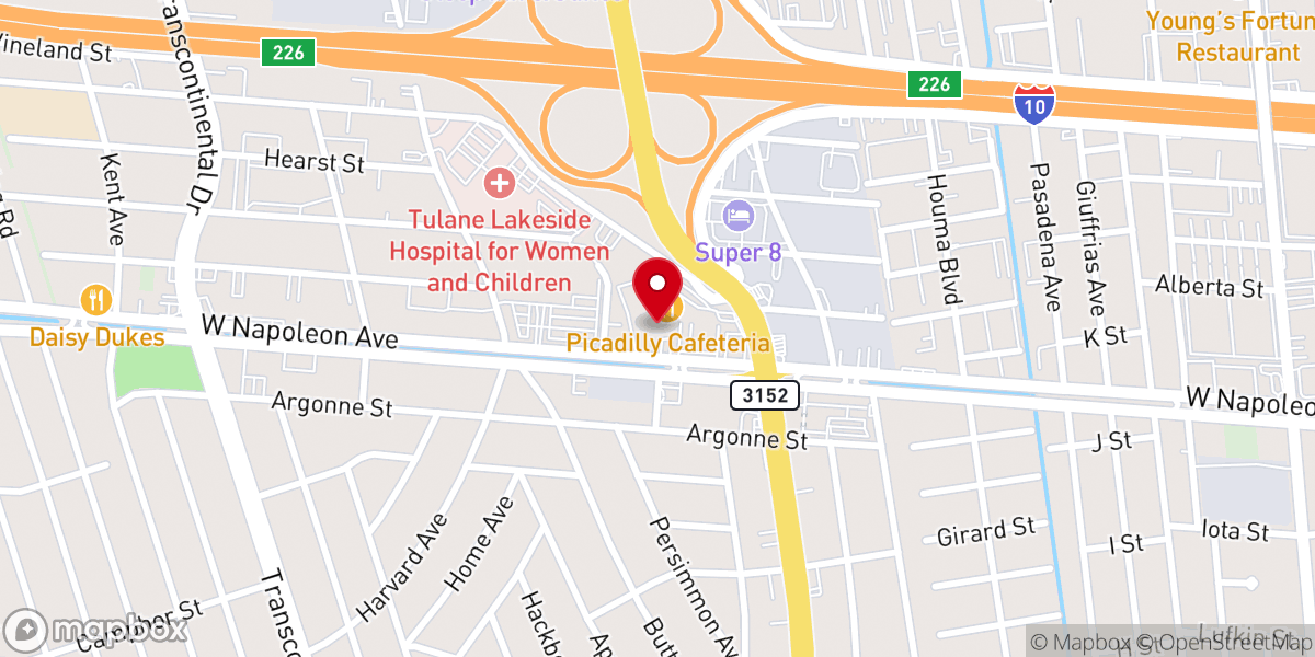 Map showing location of Southshore Community Church