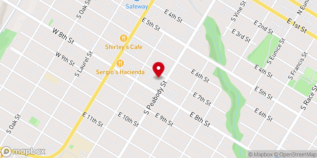 Map showing location of Redeeming Grace Orthodox Presbyterian Church