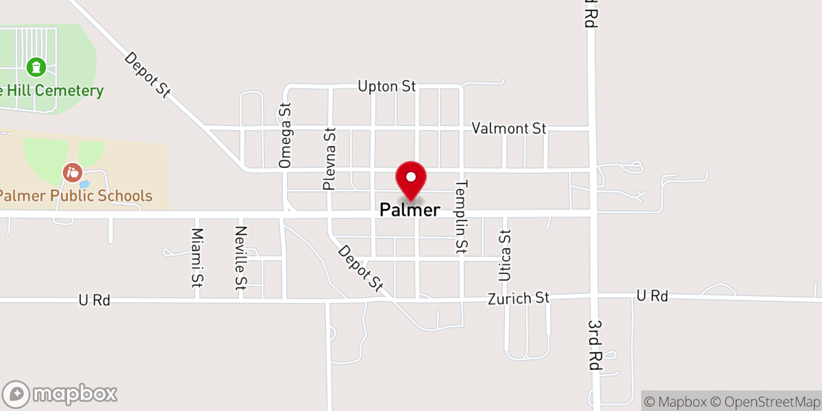 Map showing location of Wesleyan Church