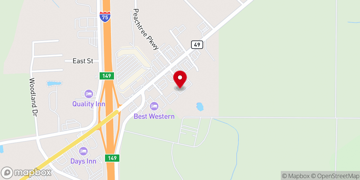 Map showing location of Redeemer Church