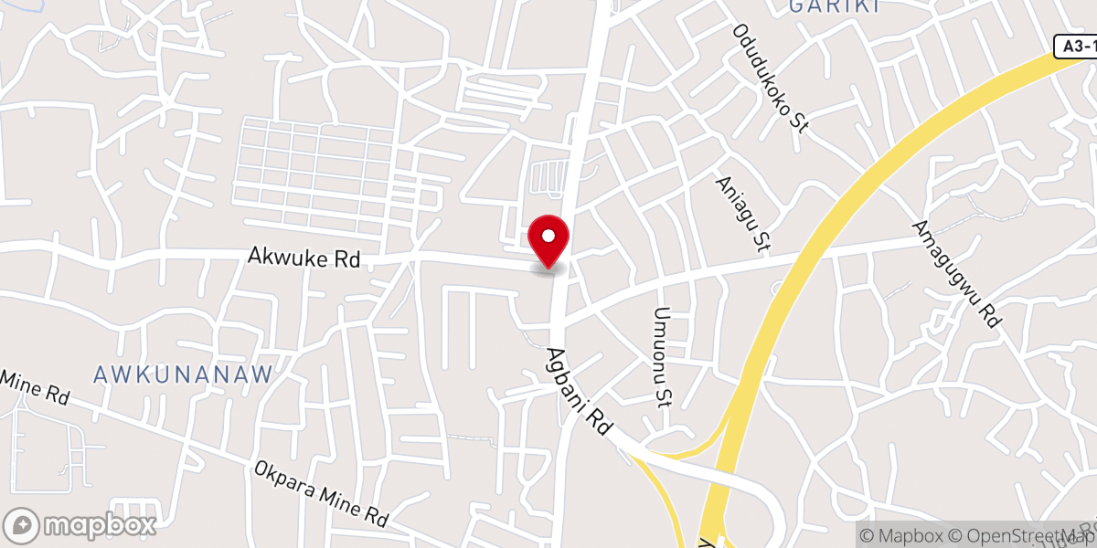 Map showing location of The Redeeemed Christian Church Of God, Triumphant Assembly