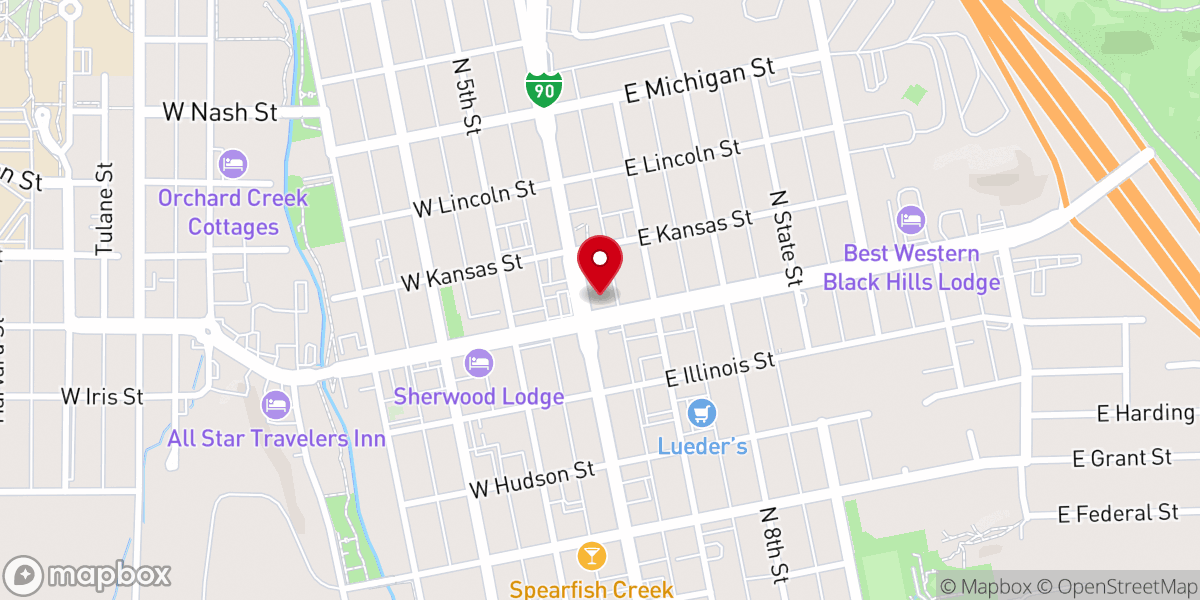 Map showing location of Campus Ventures