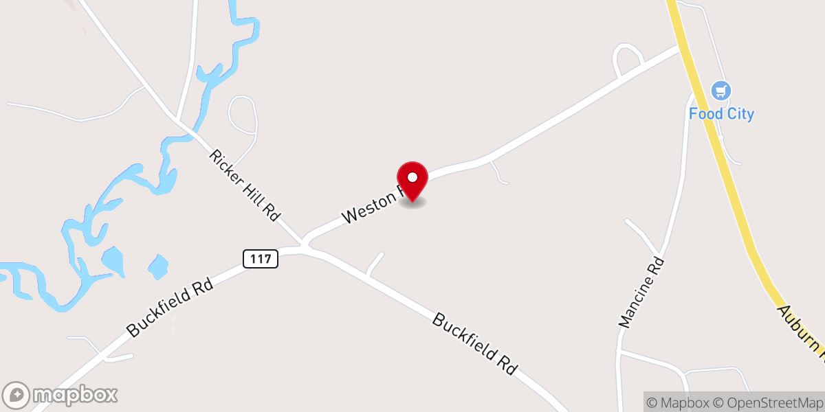 Map showing location of Turner Seventh-day Adventist Church