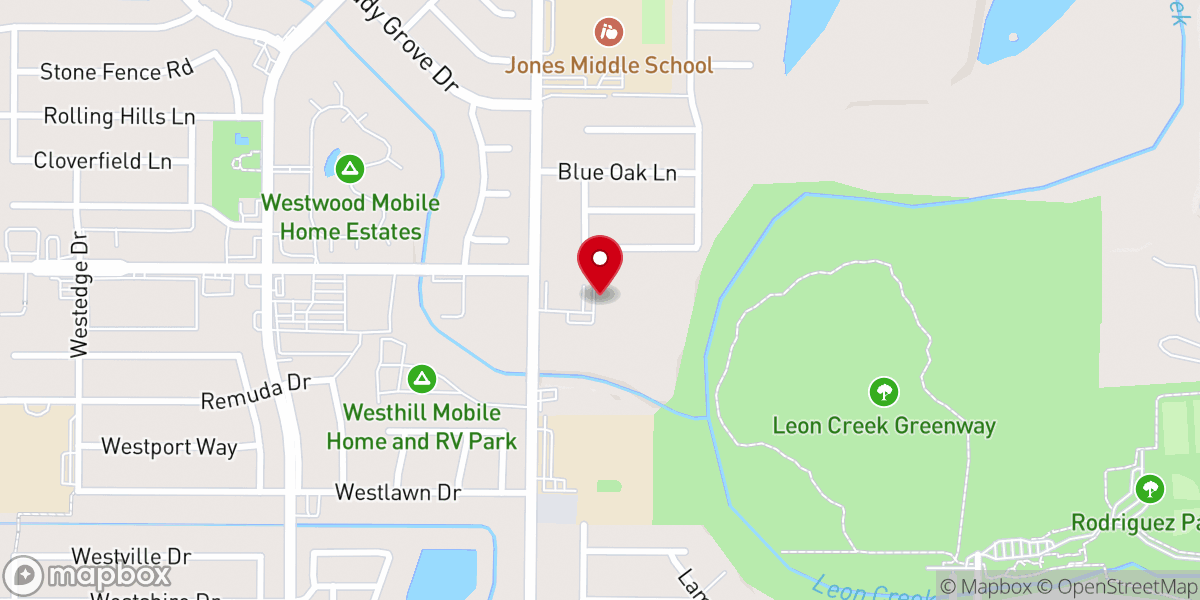 Map showing location of Temple of Praise Church