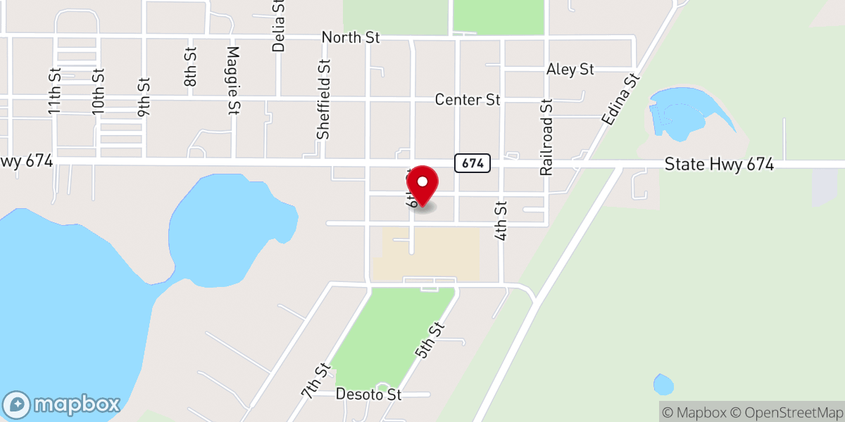 Map showing location of Iglesia Bautista Peniel de Wimauma