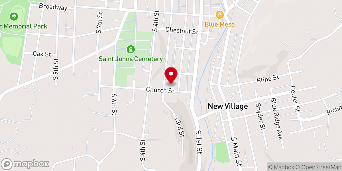 Map showing location of Our Lady of Good Counsel