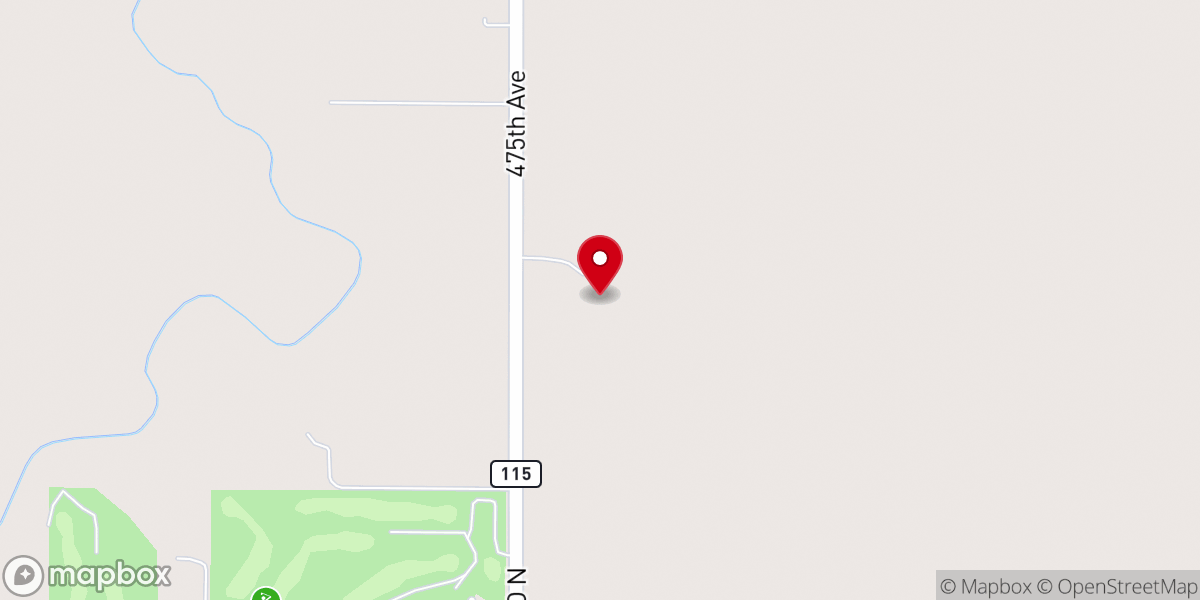 Map showing location of Grace Baptist Church