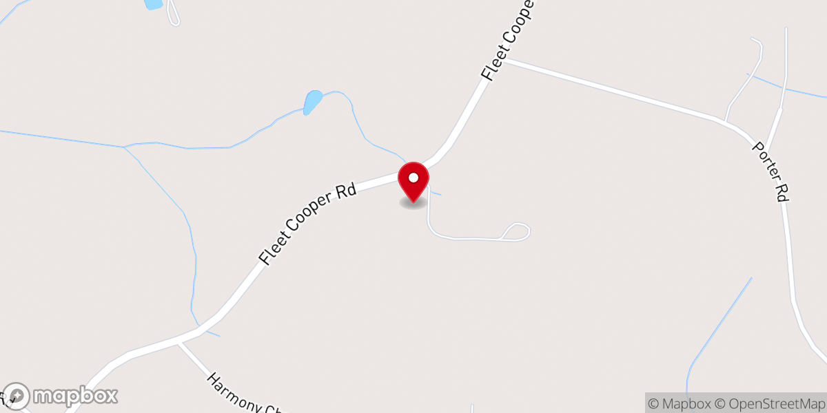 Map showing location of Elizabeth Baptist Church