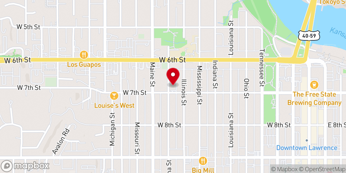 Map showing location of Calvary Church of God