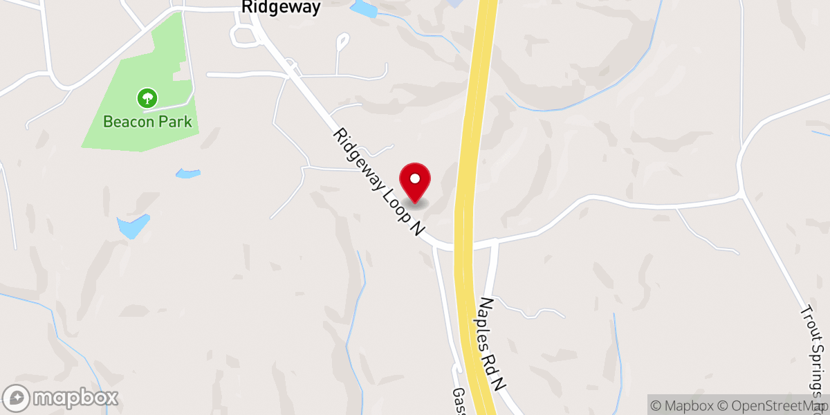 Map showing location of Miracle Lighthouse Church