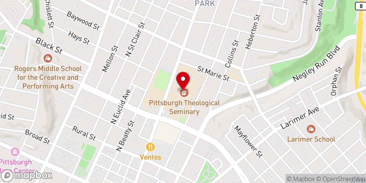 Map showing location of His Hand Extended Ministry