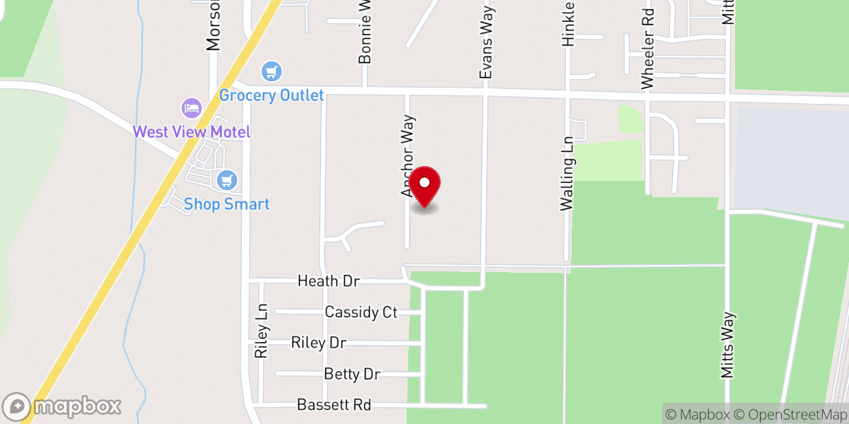 Map showing location of La Pine Seventh-day Adventist Church