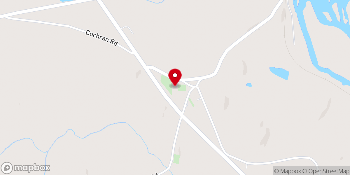 Map showing location of Juliette United Methodist Church