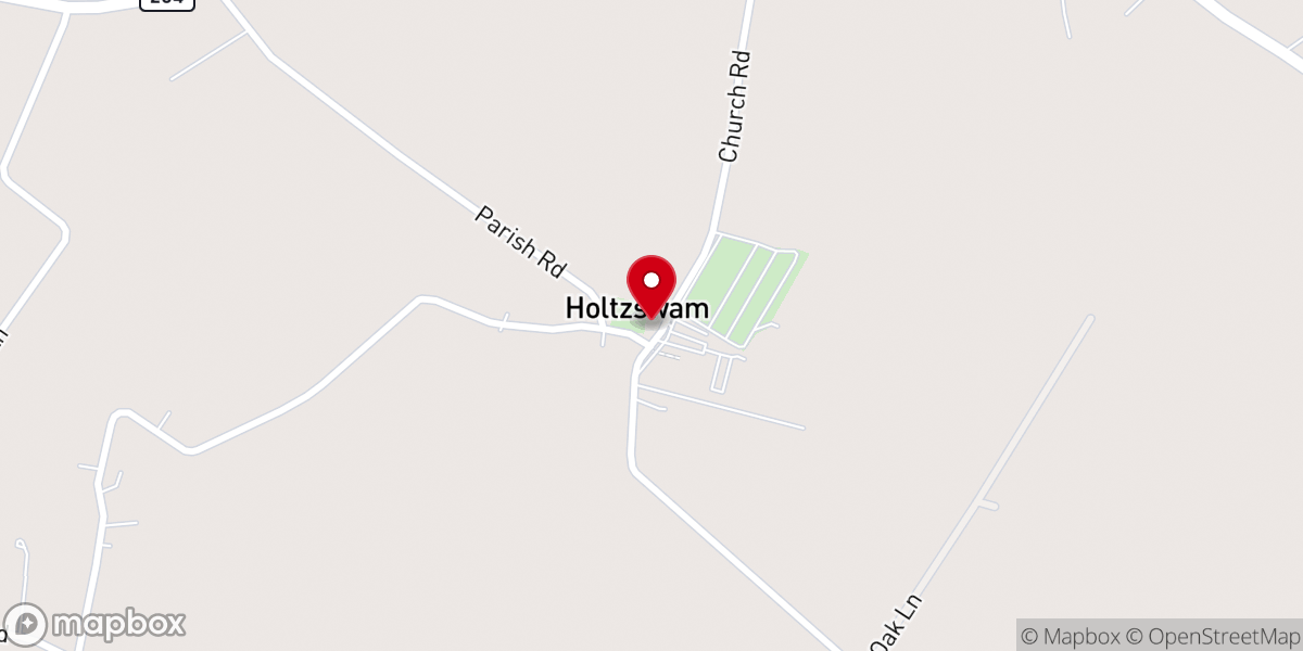 Map showing location of Paradise Union Church
