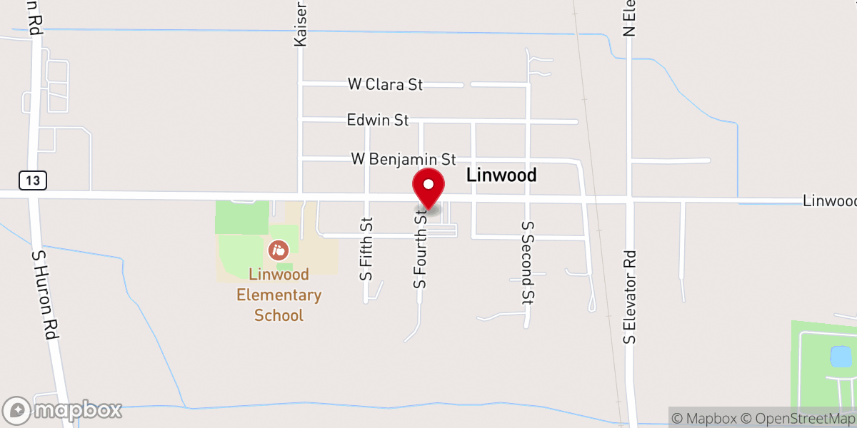 Map showing location of St. Anne Church -Prince of Peace Parish