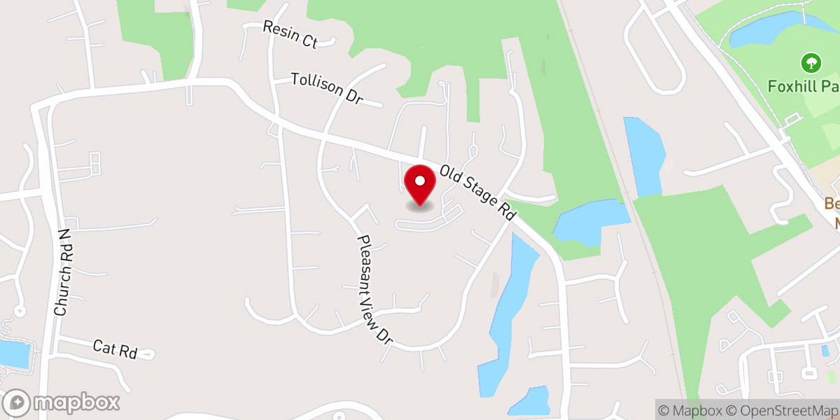 Map showing location of The Church at Bowie