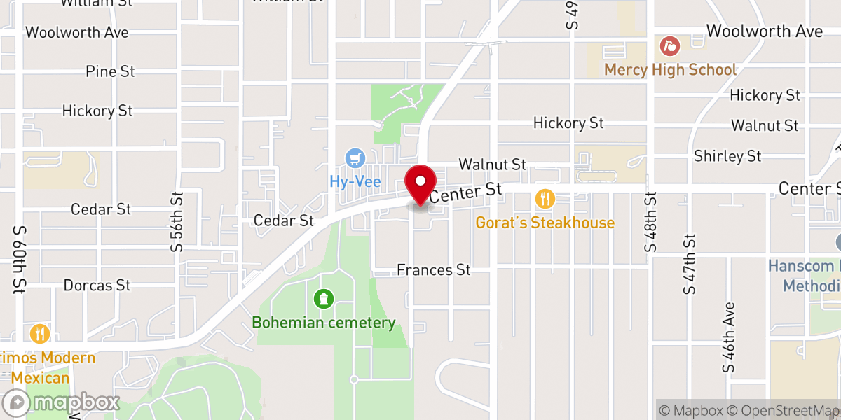 Map showing location of Good Shepherd Lutheran Church