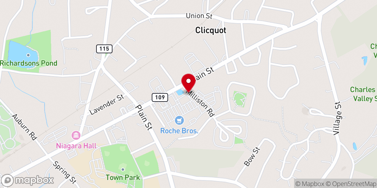 Map showing location of New England Church Keepers