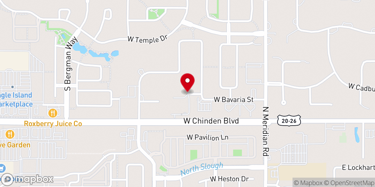 Map showing location of Ignite Young Adults Ministry