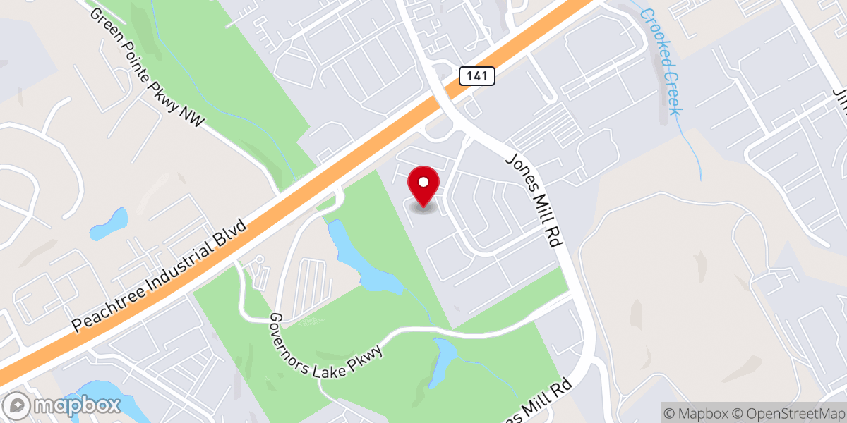 Map showing location of Northlands Church