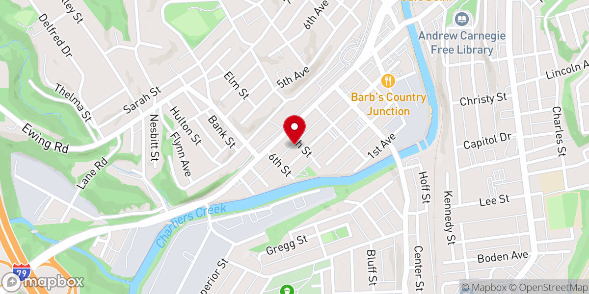 Map showing location of All Saints Polish National Church