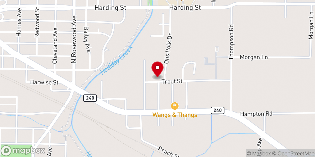 Map showing location of New Haven Christian Center