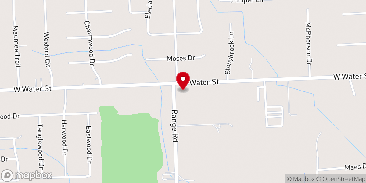 Map showing location of Holy Redeemer Lutheran Church