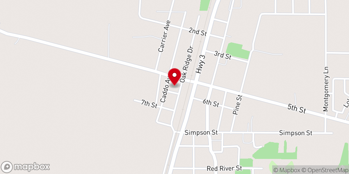 Map showing location of Greater New Zion Baptist Church