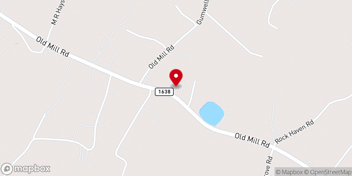 Map showing location of Calvary Independent Baptist Church