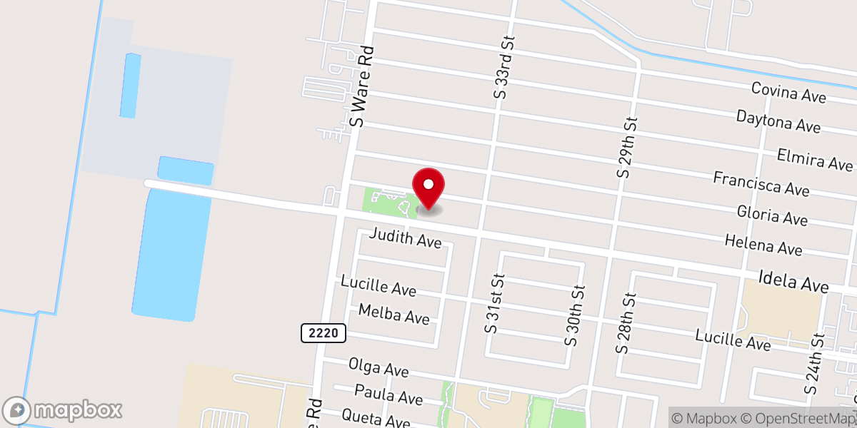 Map showing location of San Juan Diego Catholic Church