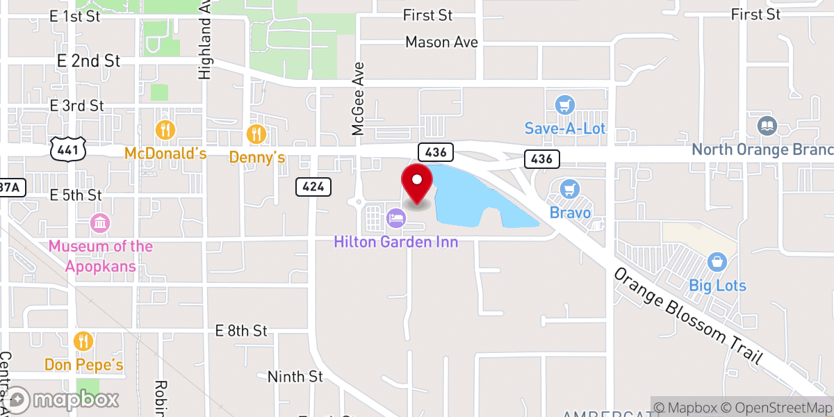 Map showing location of The Highland Manor - Events Venue