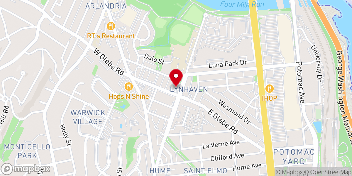 Map showing location of Freedom Way Baptist Church