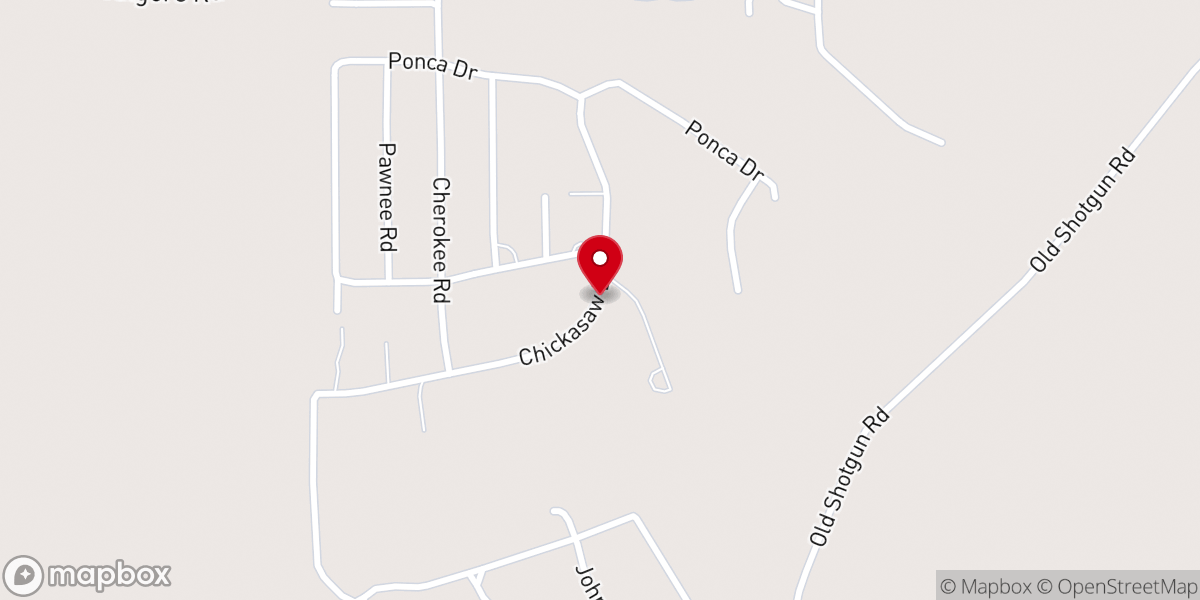 Map showing location of Lakin