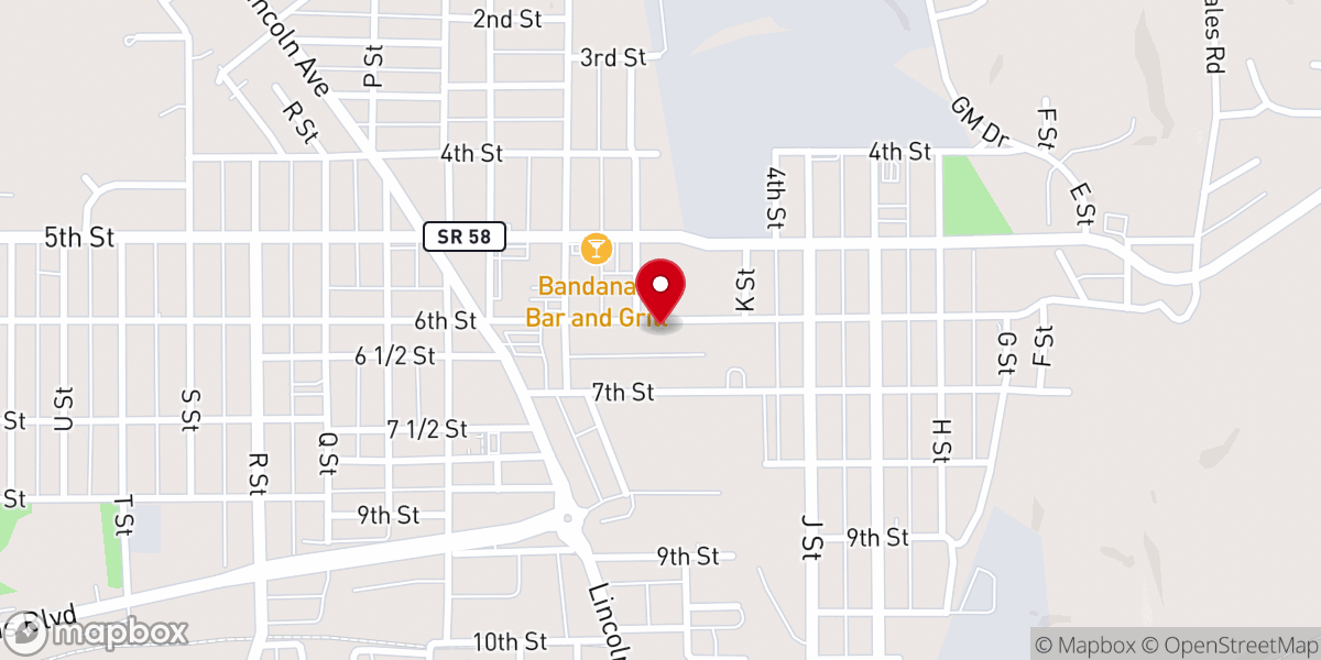 Map showing location of Camp Challenge Indiana Inc