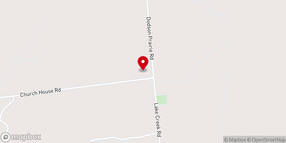 Map showing location of Saint Boniface Catholic Church Dodson Prairie
