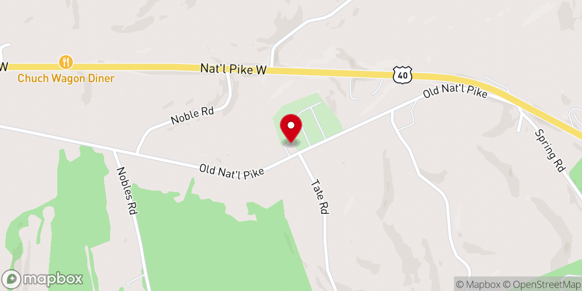 Map showing location of Taylor United Methodist Church