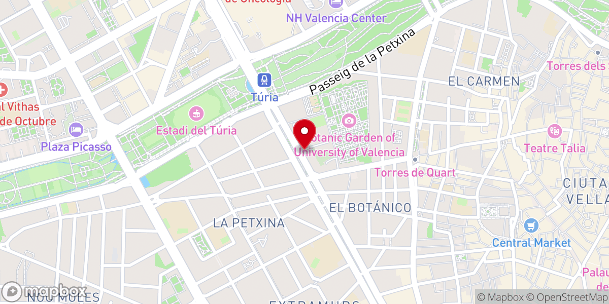 Map showing location of Centro Arrupe Jesuitas-Valencia