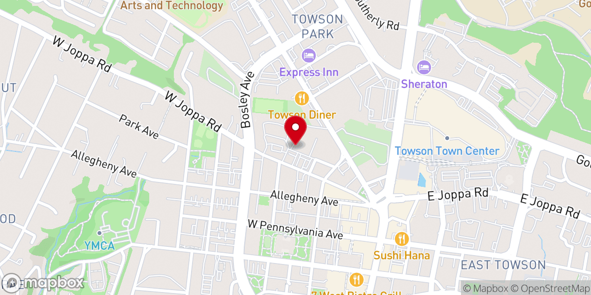 Map showing location of Immaculate Conception Parish Office