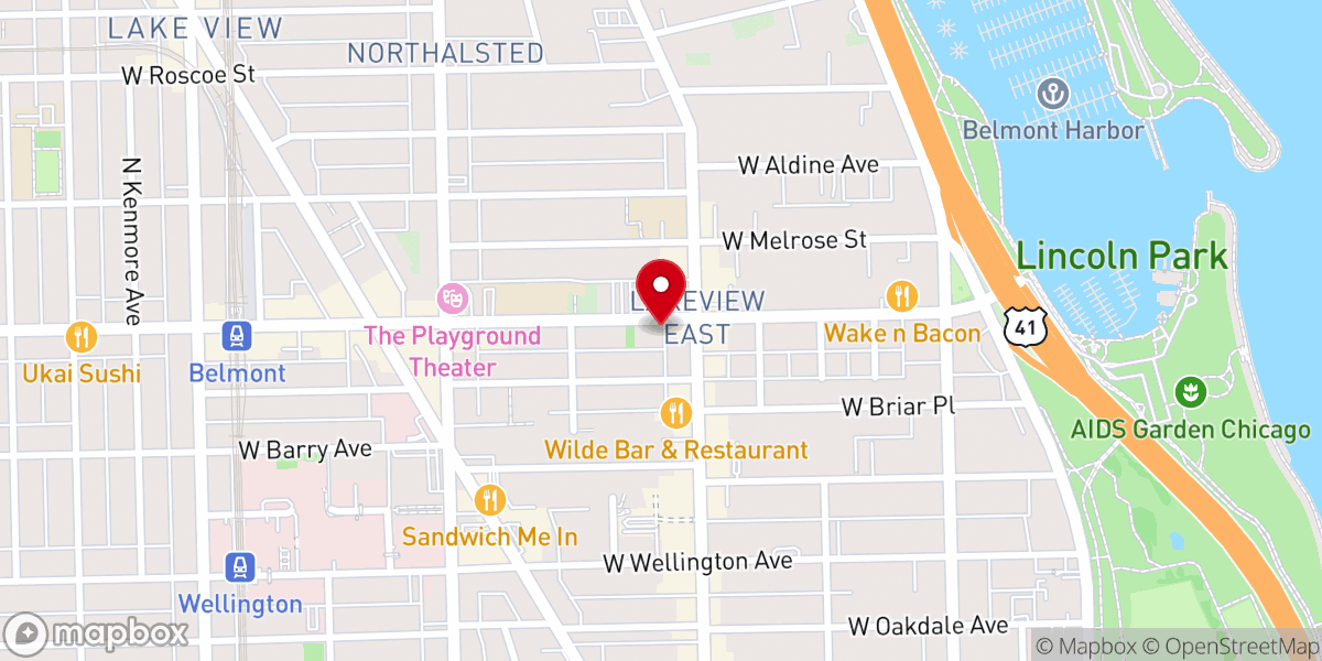 Map showing location of St. Peter's Episcopal Church